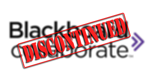 Blackboard Collaborate Discontinued