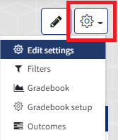 Edit module settings cog