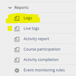 Check your logs in the settings block