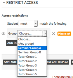 restrict-access-group-selection